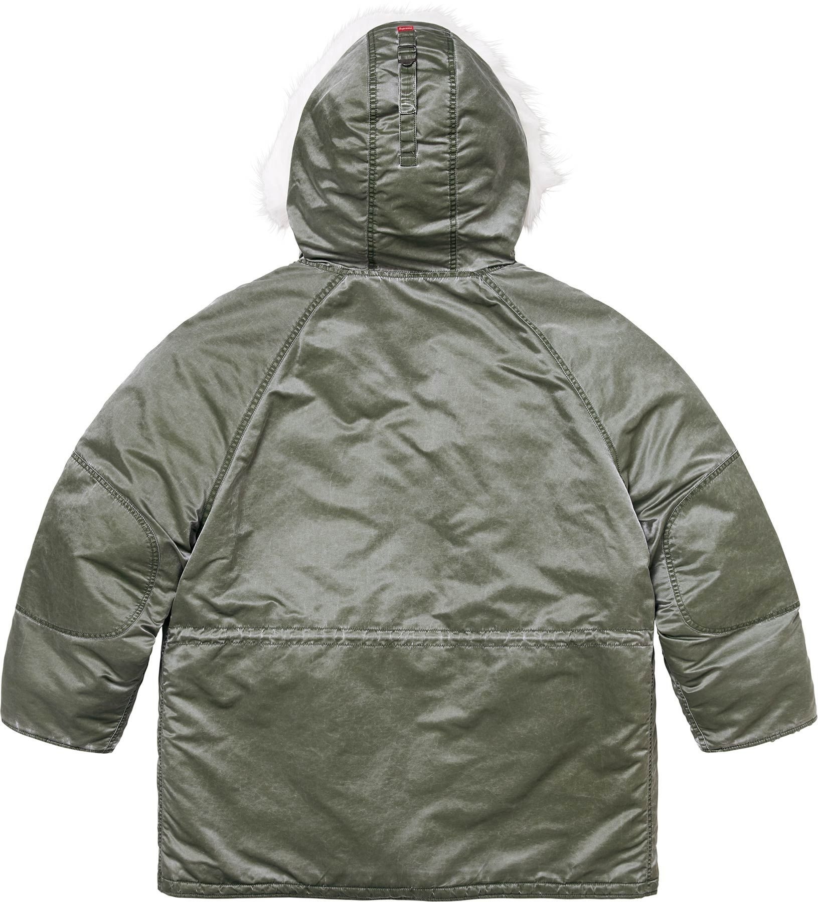 Washed Flight Satin N-3B Parka view 20
